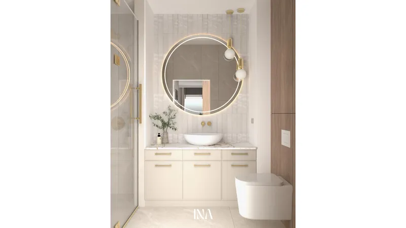 Domowa elegancja - aranżacja wnętrza, Gdańsk Jasień - INA Design, zdjęcie 2 z 21