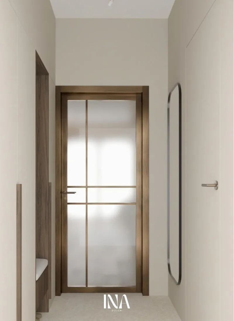Naturalna harmonia - aranżacja wnętrza, Borkowo - INA Design, zdjęcie 2 z 18