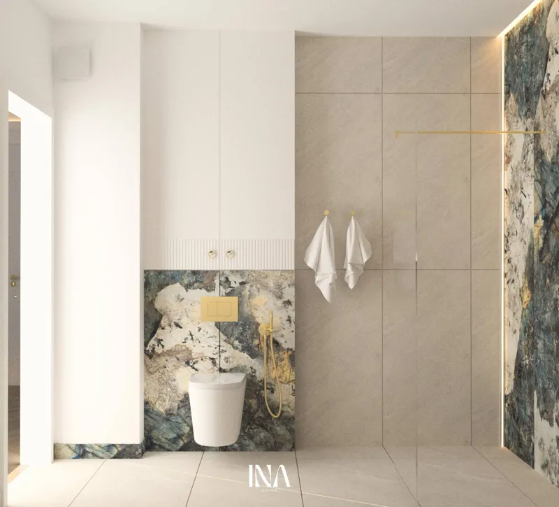 Modern classic - aranżacja wnętrza, Bernadovo, Gdynia - INA Design, zdjęcie 2 z 17