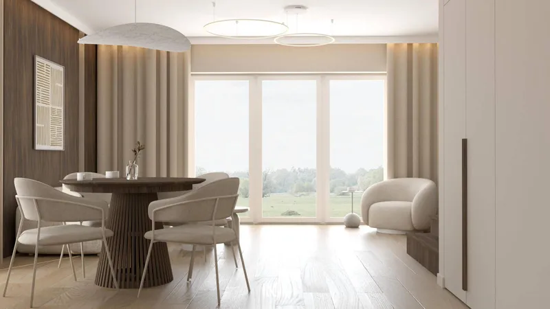 Naturalna harmonia - aranżacja wnętrza, Borkowo - INA Design, zdjęcie 3 z 18