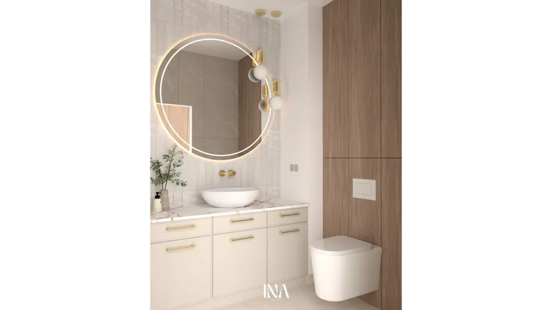 Domowa elegancja - aranżacja wnętrza, Gdańsk Jasień - INA Design, zdjęcie 3 z 21