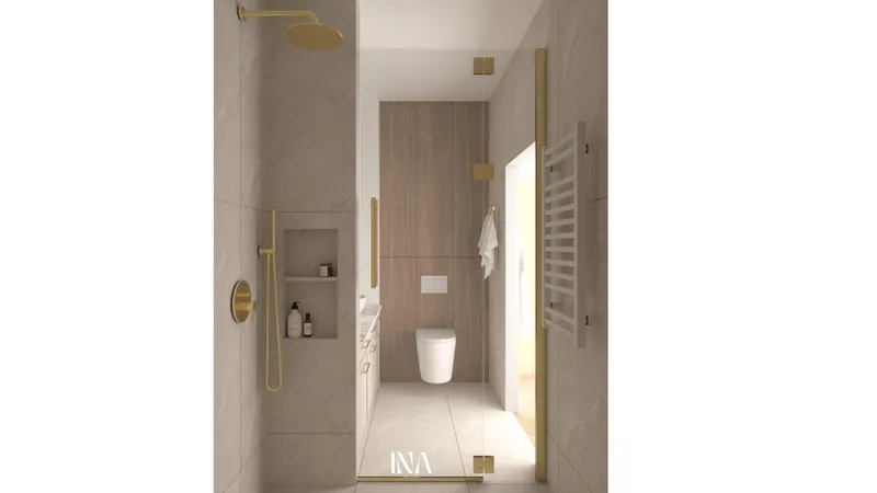 Domowa elegancja - aranżacja wnętrza, Gdańsk Jasień - INA Design, zdjęcie 4 z 21