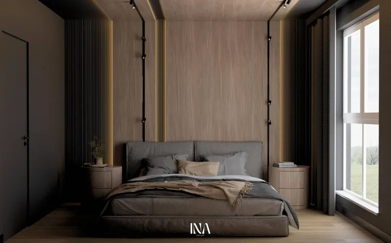 Loftowy charakter - aranżacja wnętrza, Gdańsk Jasień - INA Design, zdjęcie 4 z 25