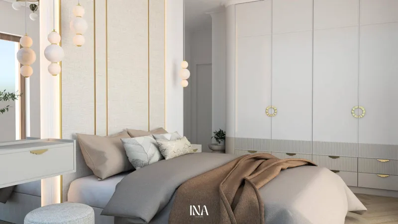 Modern classic - aranżacja wnętrza, Bernadovo, Gdynia - INA Design, zdjęcie 5 z 17