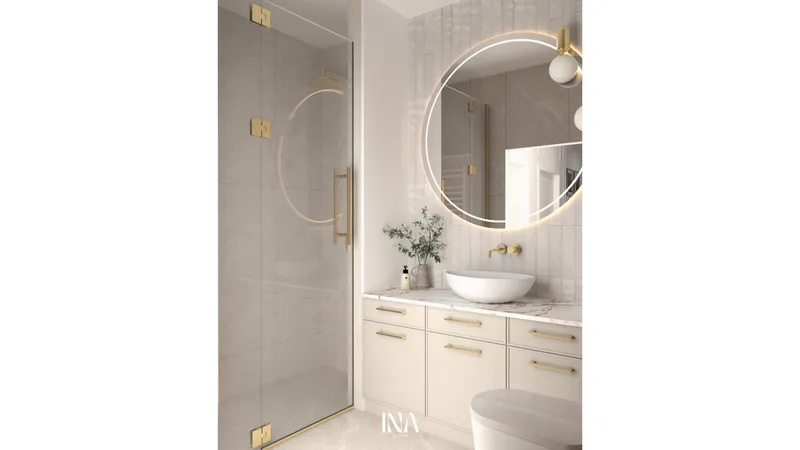 Domowa elegancja - aranżacja wnętrza, Gdańsk Jasień - INA Design, zdjęcie 5 z 21