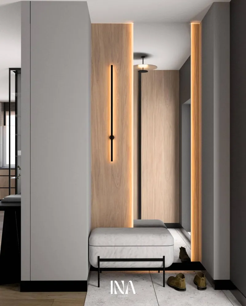 Loftowy charakter - aranżacja wnętrza, Gdańsk Jasień - INA Design, zdjęcie 6 z 25