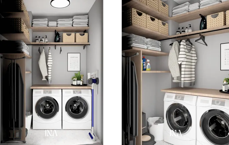 Loftowy charakter - aranżacja wnętrza, Gdańsk Jasień - INA Design, zdjęcie 8 z 25