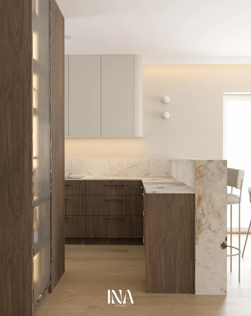 Naturalna harmonia - aranżacja wnętrza, Borkowo - INA Design, zdjęcie 8 z 18