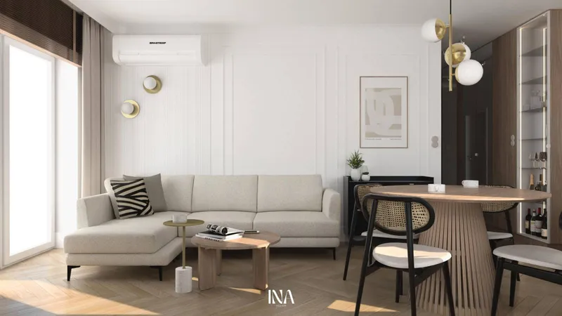 Domowa elegancja - aranżacja wnętrza, Gdańsk Jasień - INA Design, zdjęcie 9 z 21