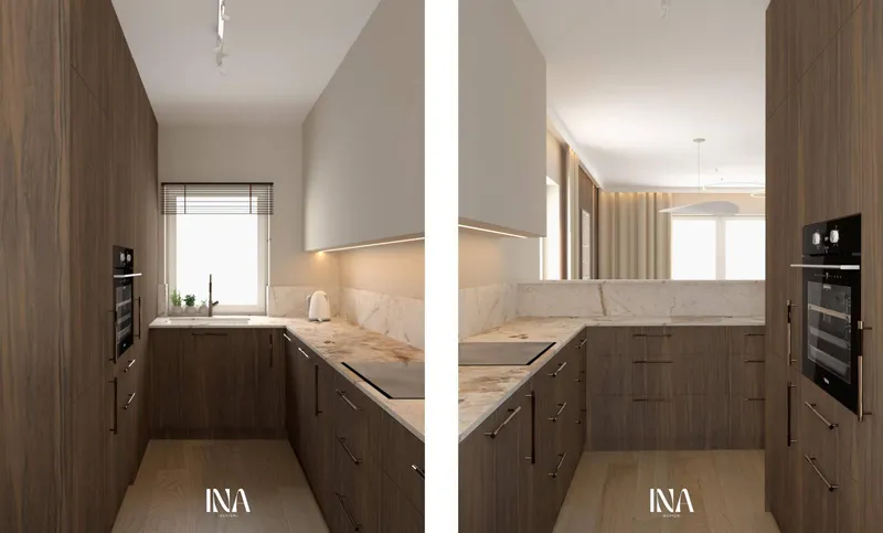 Naturalna harmonia - aranżacja wnętrza, Borkowo - INA Design, zdjęcie 9 z 18