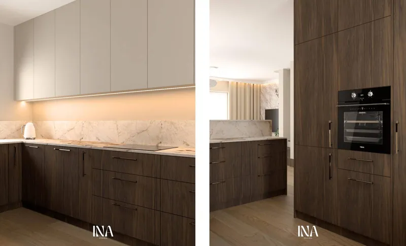 Naturalna harmonia - aranżacja wnętrza, Borkowo - INA Design, zdjęcie 10 z 18