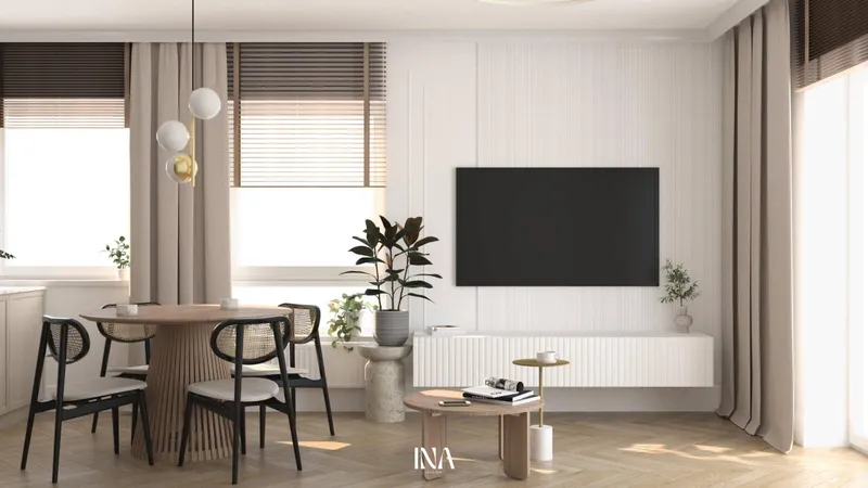 Domowa elegancja - aranżacja wnętrza, Gdańsk Jasień - INA Design, zdjęcie 11 z 21