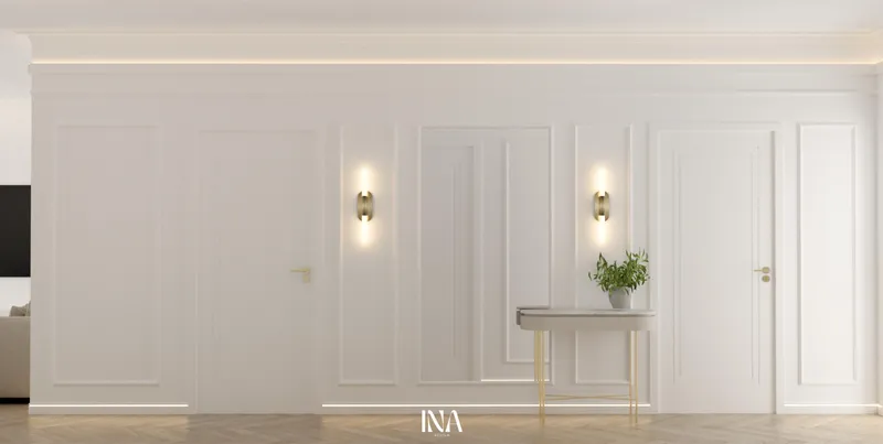 Modern classic - aranżacja wnętrza, Bernadovo, Gdynia - INA Design, zdjęcie 11 z 17