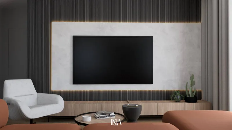 Loftowy charakter - aranżacja wnętrza, Gdańsk Jasień - INA Design, zdjęcie 11 z 25