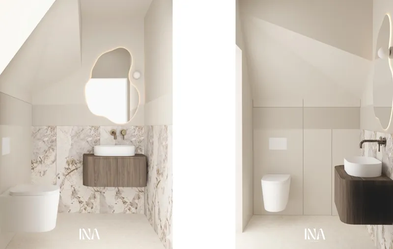 Naturalna harmonia - aranżacja wnętrza, Borkowo - INA Design, zdjęcie 13 z 18