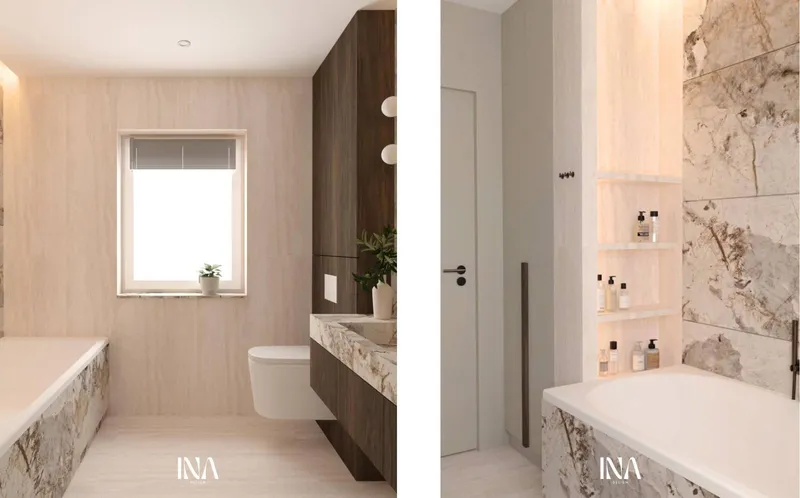 Naturalna harmonia - aranżacja wnętrza, Borkowo - INA Design, zdjęcie 15 z 18