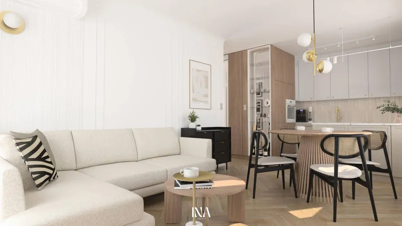 Domowa elegancja - aranżacja wnętrza, Gdańsk Jasień - INA Design, zdjęcie 15 z 21