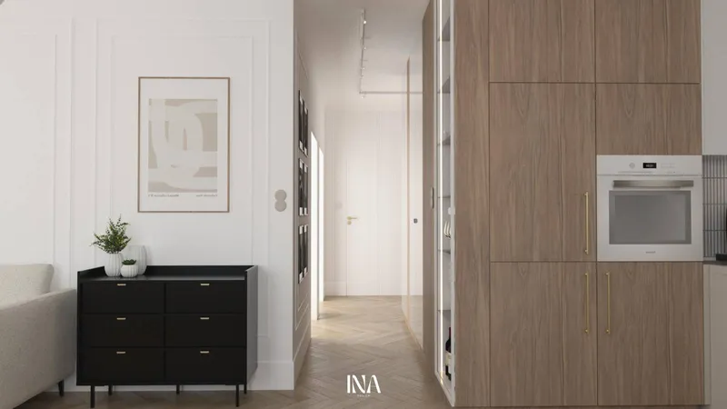 Domowa elegancja - aranżacja wnętrza, Gdańsk Jasień - INA Design, zdjęcie 16 z 21