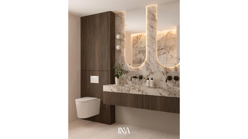 Naturalna harmonia - aranżacja wnętrza, Borkowo - INA Design, zdjęcie 16 z 18