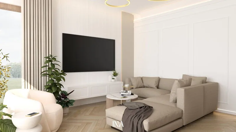Modern classic - aranżacja wnętrza, Bernadovo, Gdynia - INA Design, zdjęcie 17 z 17