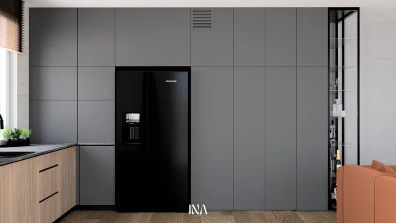 Loftowy charakter - aranżacja wnętrza, Gdańsk Jasień - INA Design, zdjęcie 19 z 25