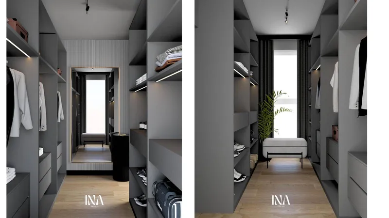 Loftowy charakter - aranżacja wnętrza, Gdańsk Jasień - INA Design, zdjęcie 23 z 25