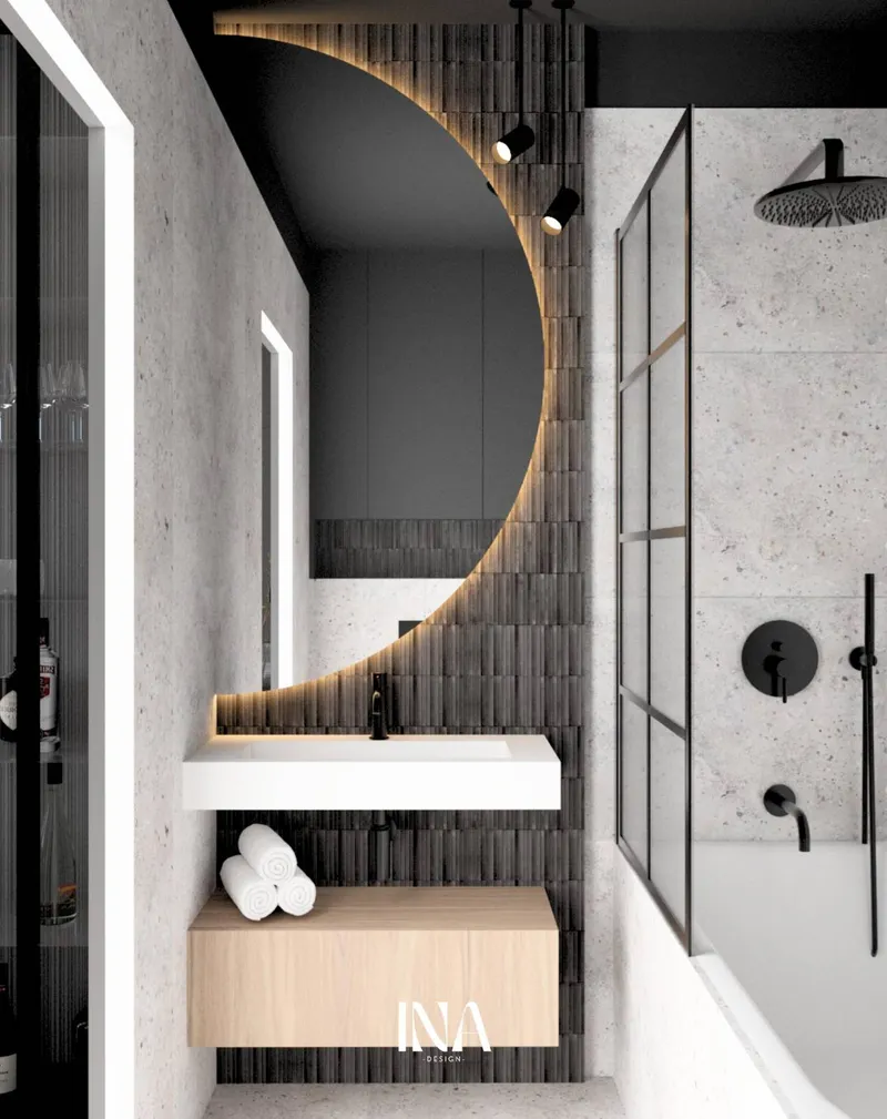 Loftowy charakter - aranżacja wnętrza, Gdańsk Jasień - INA Design, zdjęcie 25 z 25